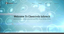 Desktop Screenshot of chemtrolsinfotech.com